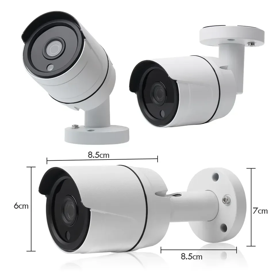 H.265 CCTV نظام الأمن 4CH NVR 5MP كاميرا IP خارجية IR ليلة P2P طقم مراقبة الفيديو