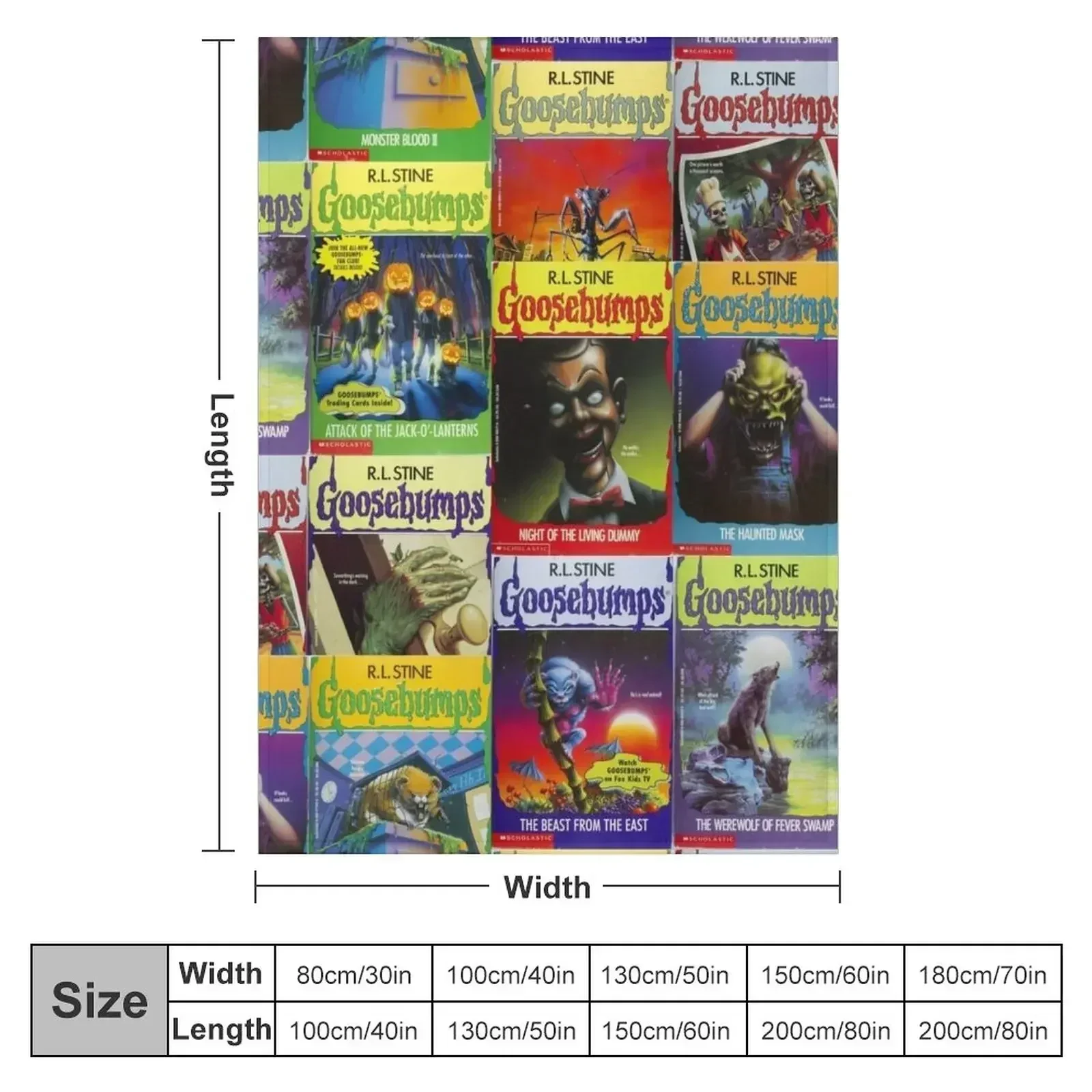 Goosebumps Greatest Hits Throw Blanket decorative Plush christmas decoration for babies Blankets