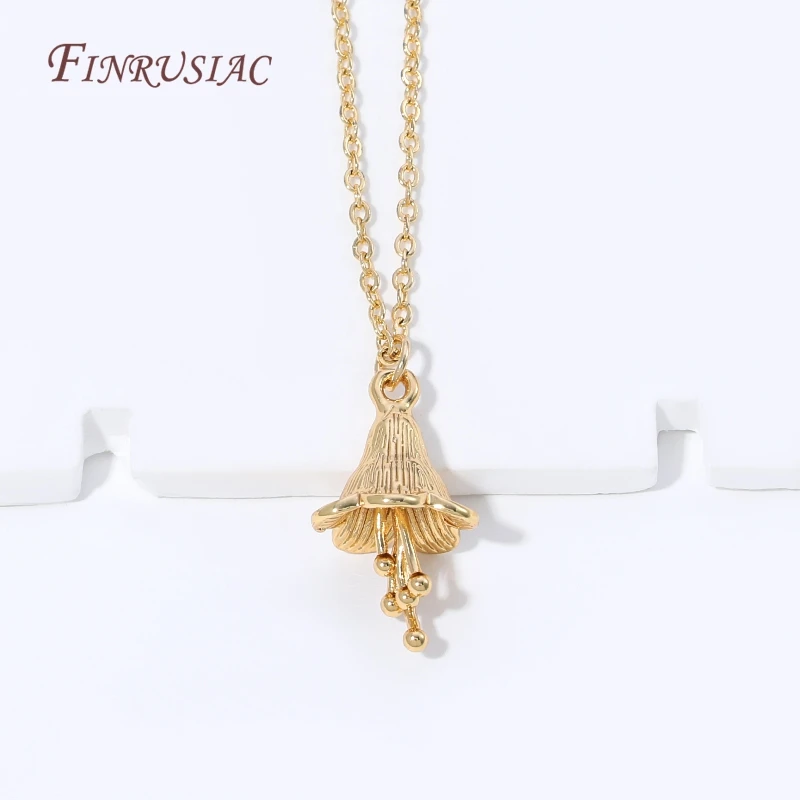 18K Gold Plated Jellyfish Charms,Brass Marine Life Pendant For DIY Necklace Bracelet Earrings Jewelry Making Findings view 4