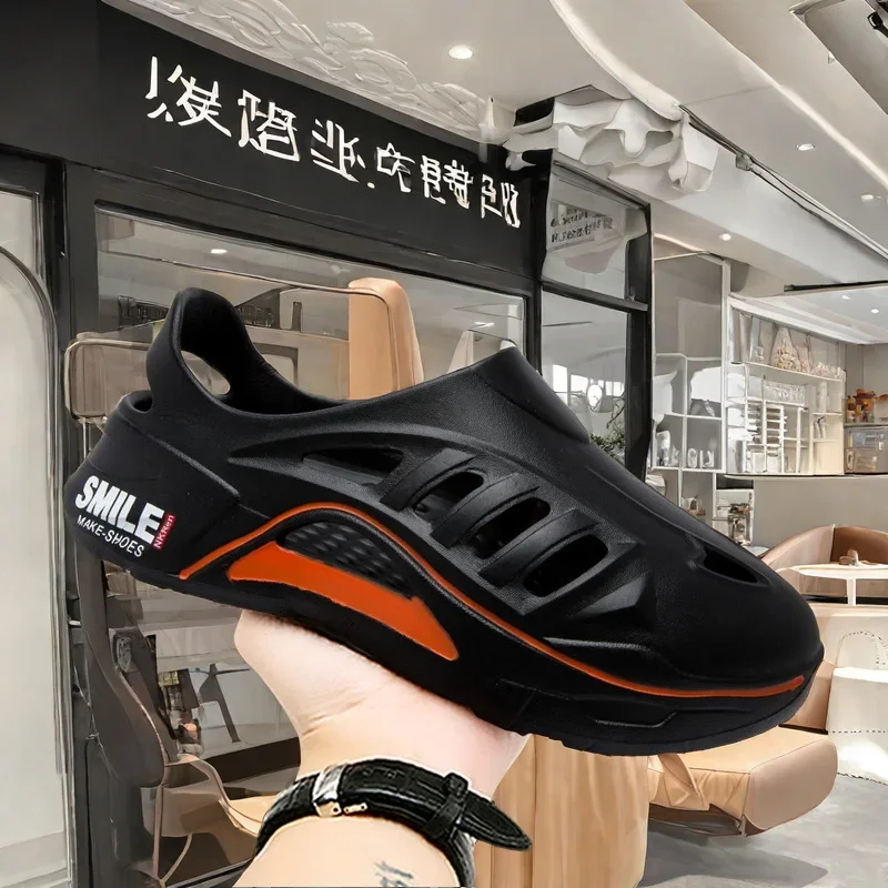 Tiener Schoen Mannen Luxe 2024 Punk Mannen Sandel Dikke Zolen Heren Platform Sandalen Dikke Zolen Heren Lederen Slippers Wit Tennis