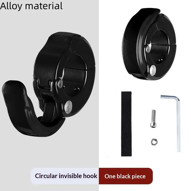 Replaceable Helmet Hook 1 Piece Universal Bag Holder Heavy Duty Alloy Accessory for Motorcycle and Bike Storage view 3