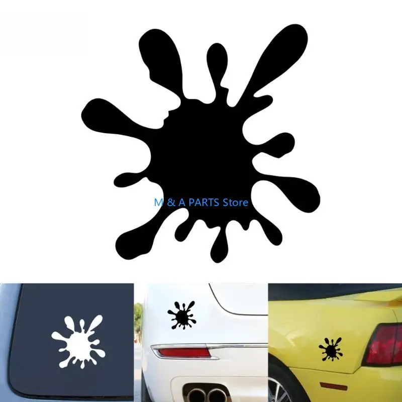 U1JF ملصق جسم السيارة الخارجي الإبداعي شارات كبيرة على شكل قطرة ماء لـ #1