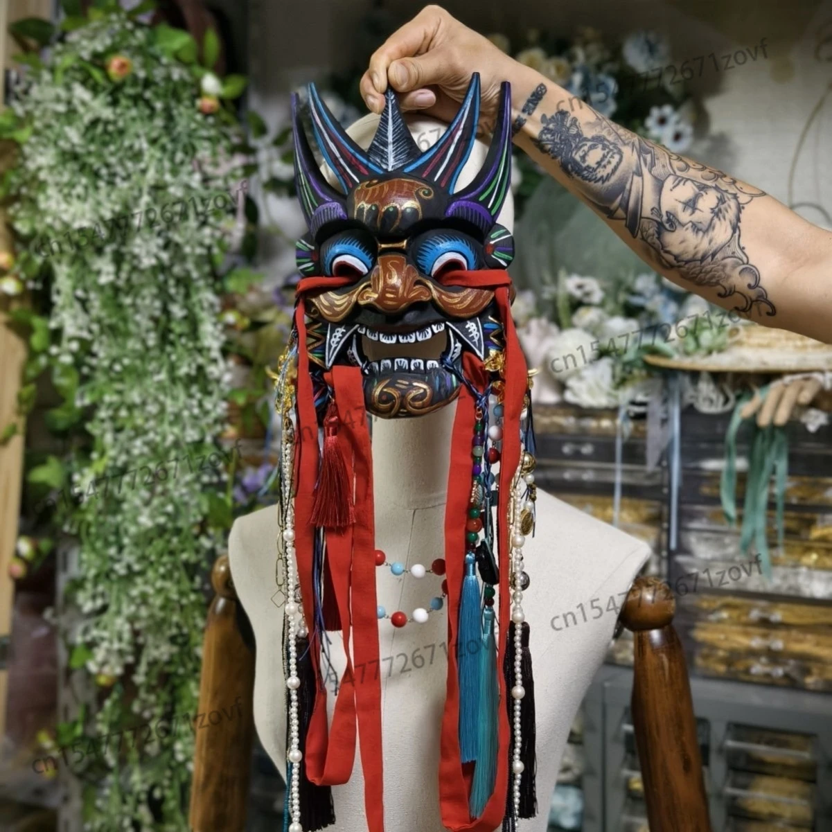 masque-de-danse-nuo-pour-halloween-maquillage-d'horreur-chinoise-cosplay-style-national-effrayant-petits-accessoires-accessoires-anime-celebrite-d'internet