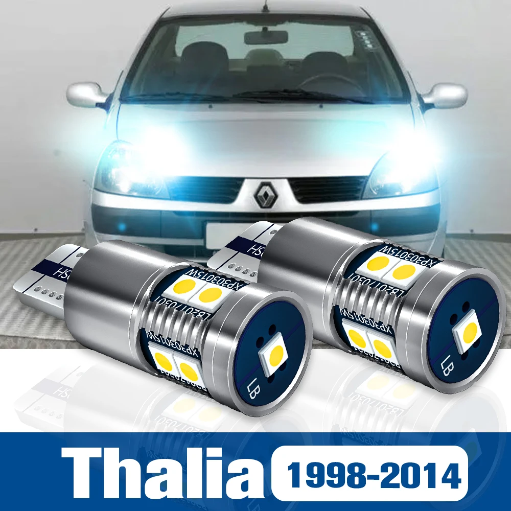 

2pcs LED Clearance Light Bulb Parking Lamp Accessories Canbus For Renault Thalia 1 2 3 1998-2014 2008 2009 2010 2011 2012 2013