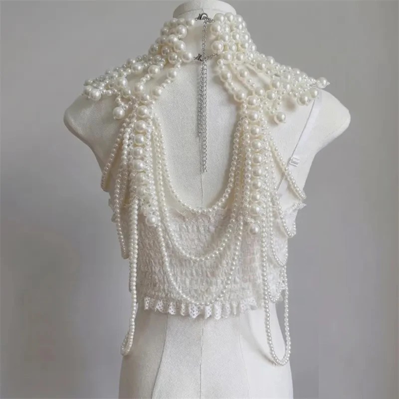 Vintage Damen Tanktops 2026 Sommer Strand 2000er Jahre Kleidung Y2K Elegante Hochzeits- und Ball-Accessoires Crop Tops Retro Halsketten Camisole – Detail 5