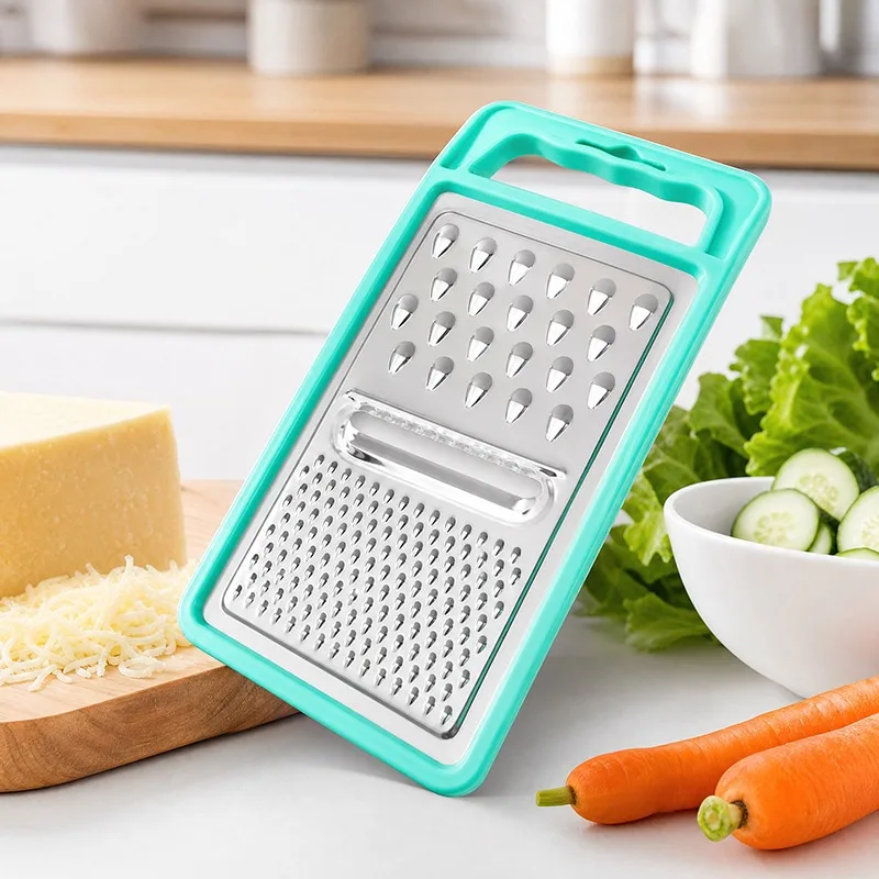 Stainless steel flat grater, potato grater, radish cucumber slicer, kitchen tool, vegetable
