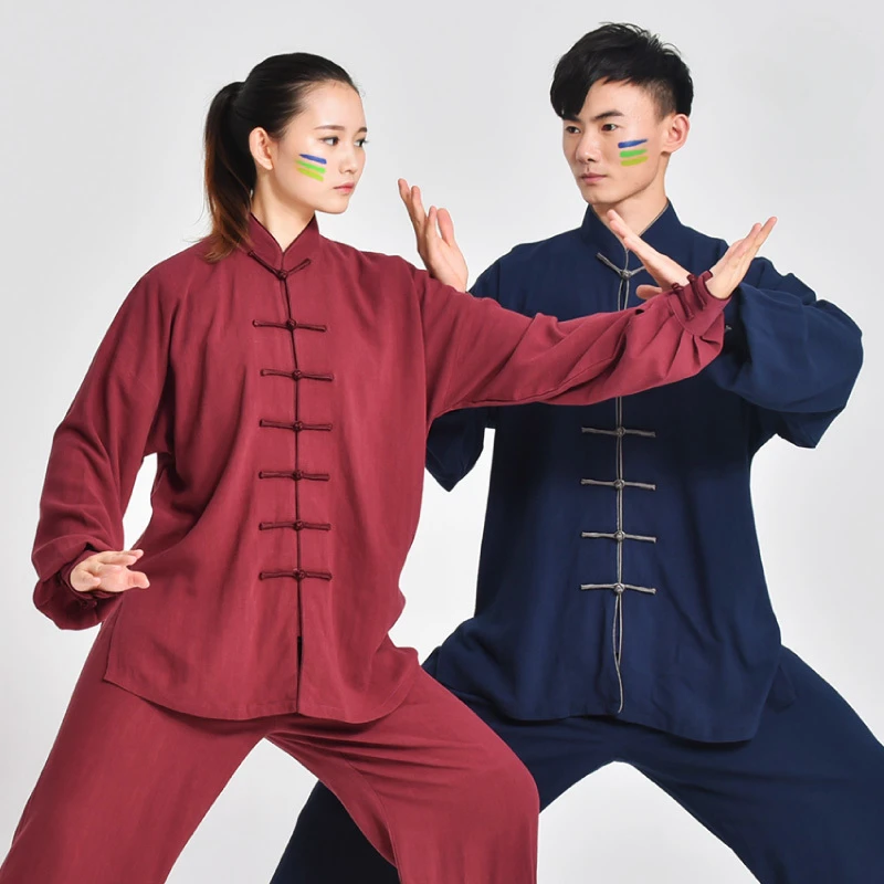 

Thick Tai Chi Uniform Men And Women Martial Art Performance clothes