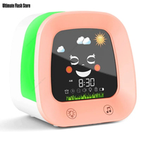 Kids Alarm Clock Wake up Clock Sleep Trainer with Sound Machine 4 Night Light Nap Timer for Boy Girl Birthday Gift Dropshipping