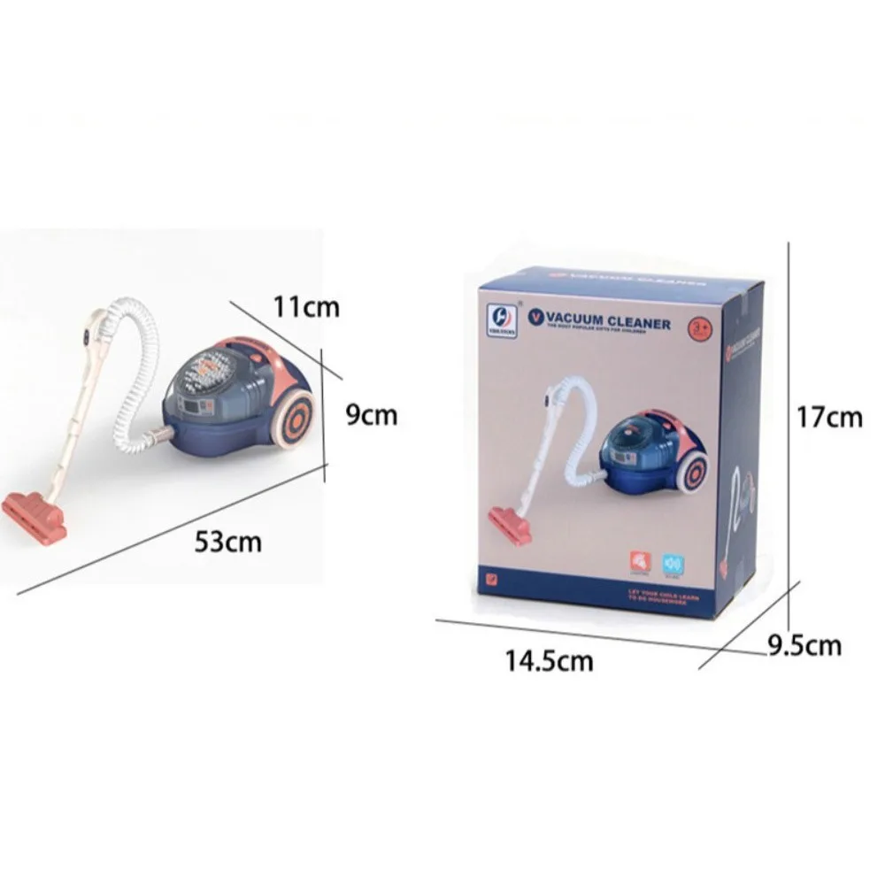 New Kids Gift Kitchen Toy with Light Sound Coffee Machine Vacuum Cleaner Simulation Model Electric Mini Household Appliances