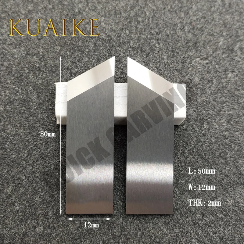 Imagem -02 - Tungsten Steel Slotting v Grooving Blade Gift Box Cardboard Carton Cutter Trenching Machine v Slot Machine Knife Pares 10 Pcs