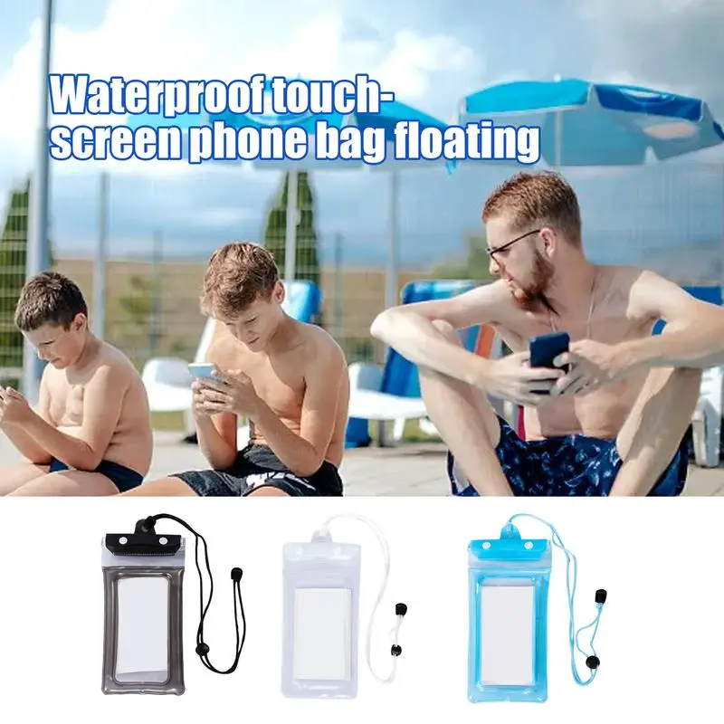 Diving Phone Bag Waterproof Floating Cell Phone Diving Protective Case Underwater Phone Protection Tool For Fishing Swimming