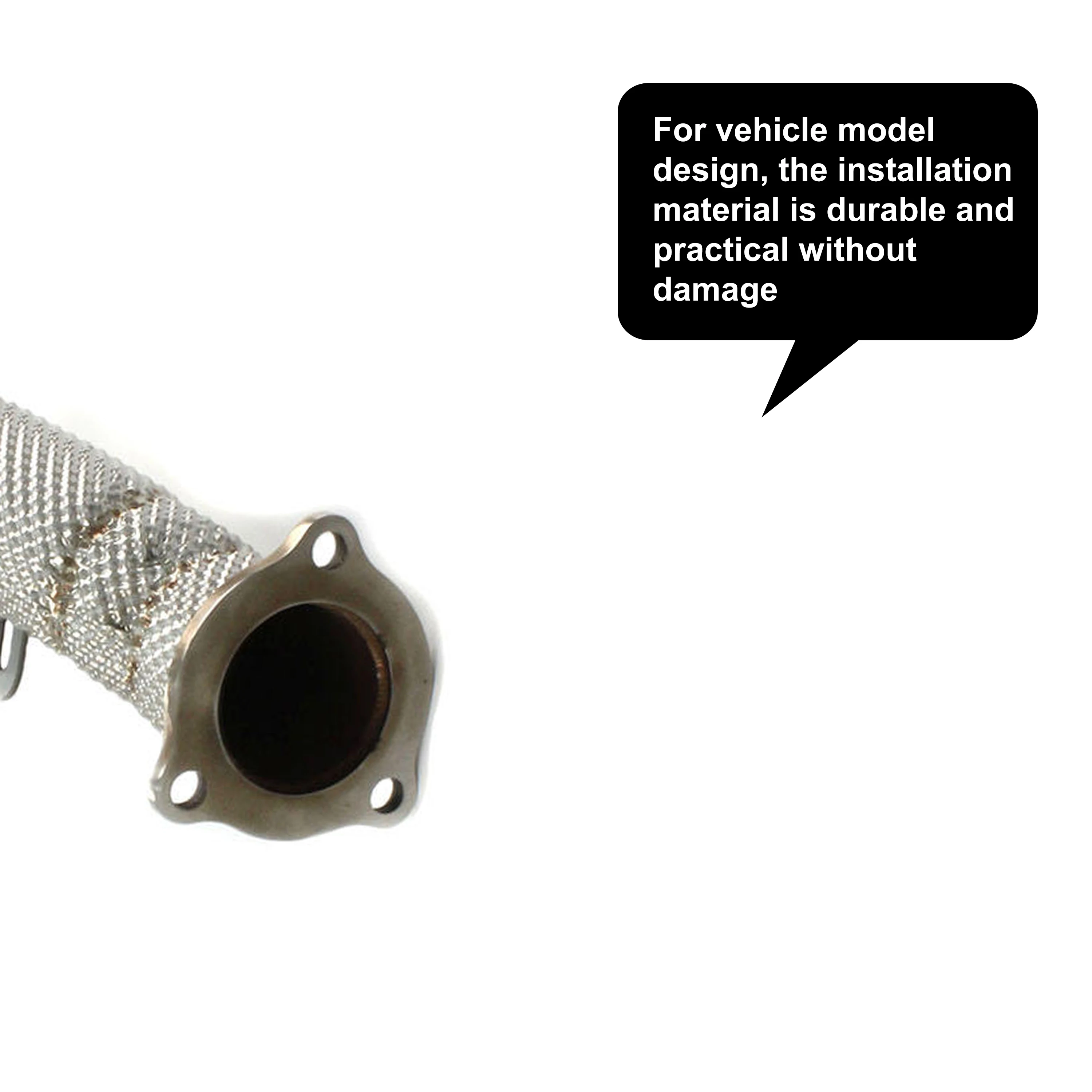 ACE Performance Auspuffrohr für Audi A4/A5/Q5 B8/B8.5 2.0T Hochleistungs-Kat-Downpipe mit Hitzeschild Qualitäts-Auspuffsysteme – Detail 6