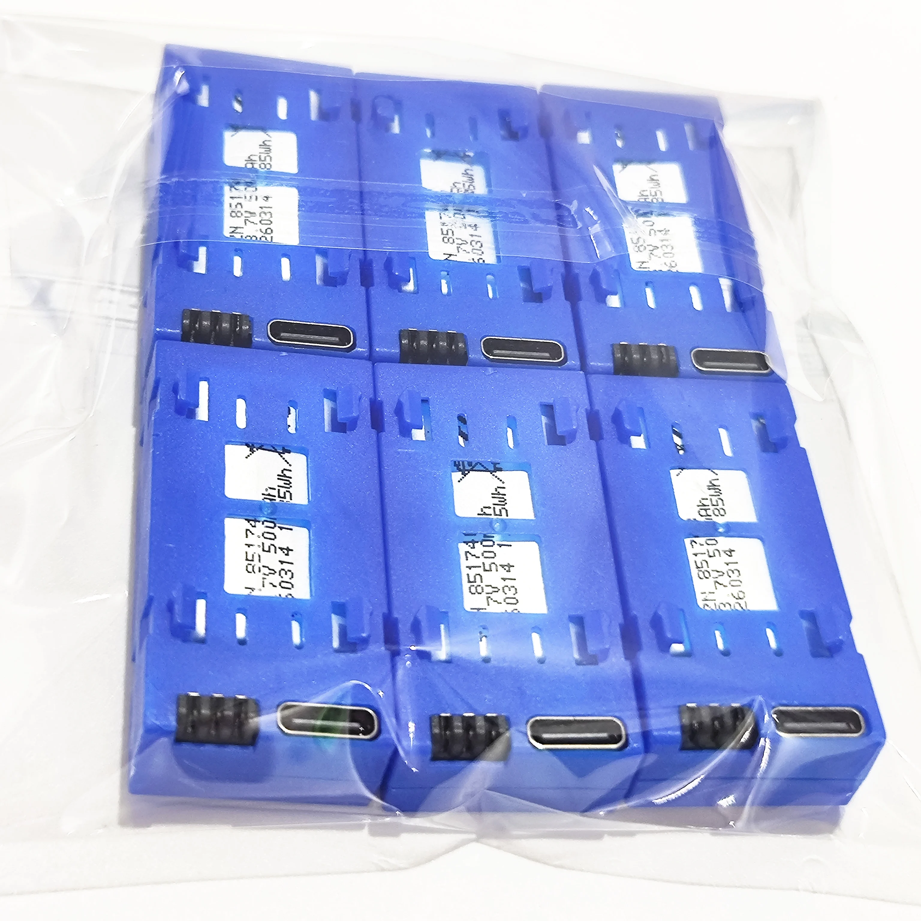 6PCS K26MAX Drone K26 Mini RC Quadcopter Spare Parts Original 3.7V 500mAh Li-ion Battery for K26Max Drones