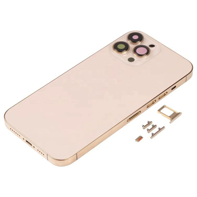 Rear Housing Assembly For iPhone 13pro 13 Pro Max With Battery Back Cover+Middle Chassis Frame+SIM Tray+Side Key Parts