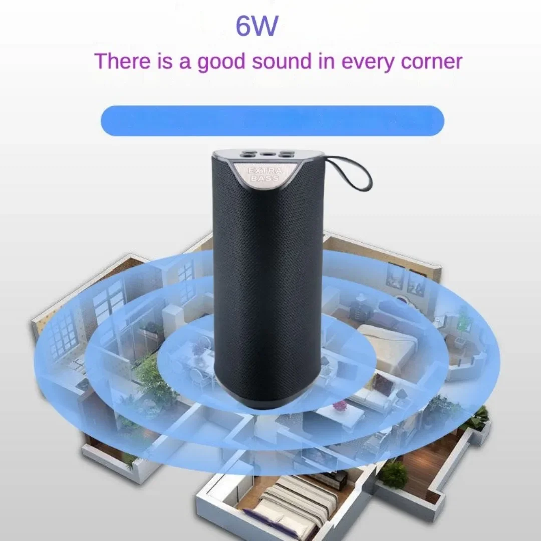 Red Wireless Powerful Bluetooth USB Flash Drive Wireless Speaker Bass Waterproof Sound Box Support TF TWS Speakers Subwoofer