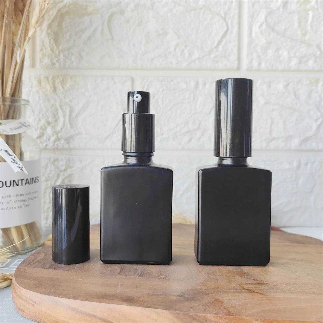 Recharge 30ml vide brume Fine parfum verre vaporisateur bouteille 1oz réutilisable Lotion pompe distributeur cheveux huile essentielle conteneurs cosmétiques