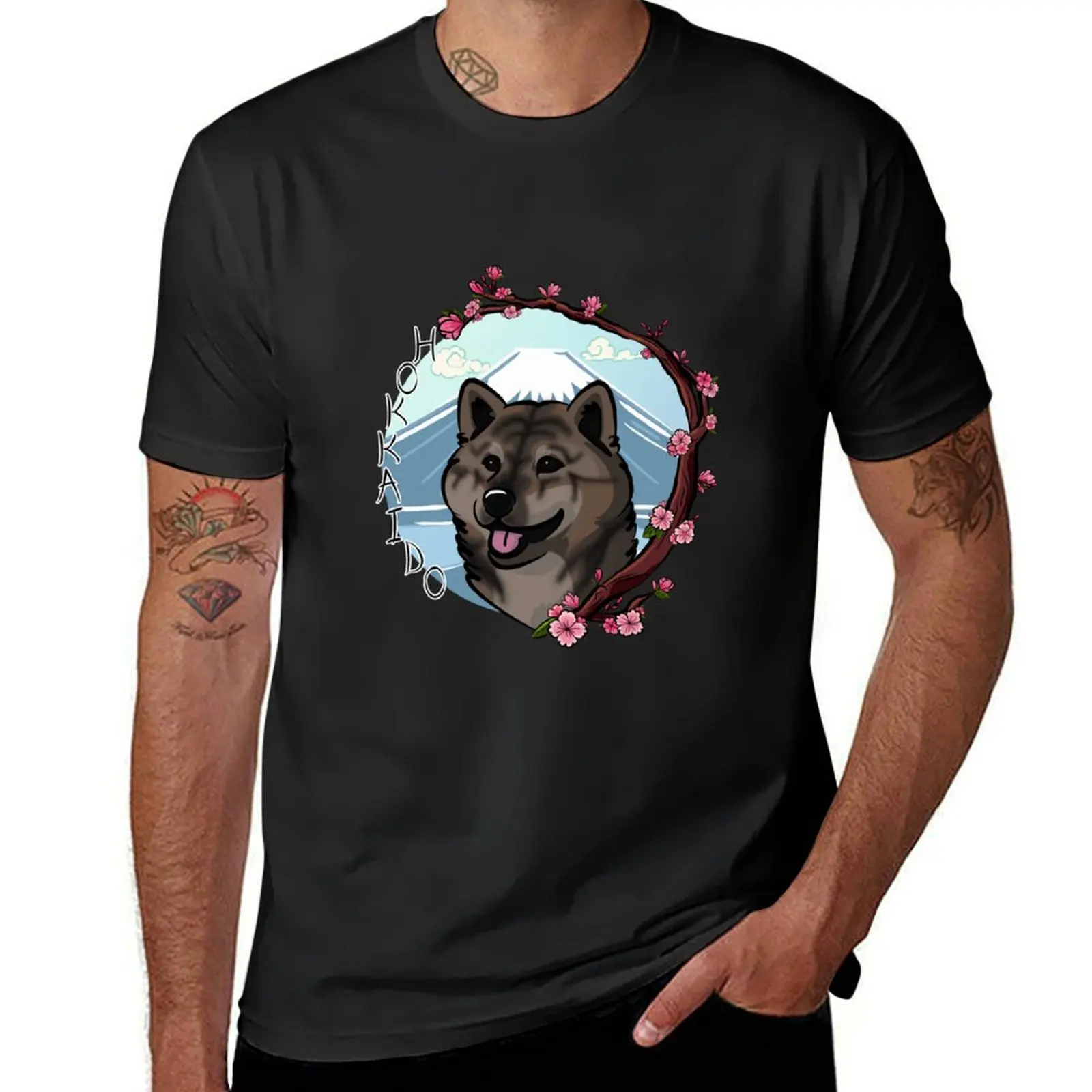 

Heart of the Hokkaido Ken (Brindle) T-Shirt T-shirts man shirts graphic tees summer 2025 slim fit t shirts for men