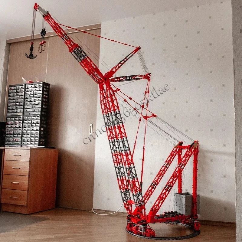 Nouveau 4933 pièces MOC city Mammoet PTC-200-DS modèle de grue à anneau bricolage idées créatives technologie enfant jouet assemblage Puzzle cadeau d'anniversaire