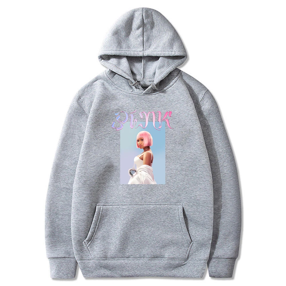 Толстовка Nicki Minaj Pink пятница 2 Merch 2024, уличная одежда с длинным рукавом, Мужская и Женская толстовка с капюшоном, модная одежда