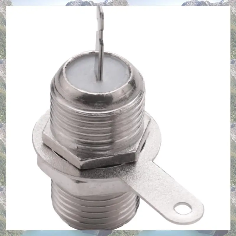 2025 Neu – 100 Stück F-Typ Panel Mounted Socket Female Jack Solder Connector Adapter