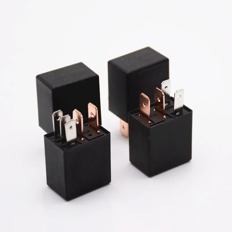 1pcs DC 12V 24V 40A Rated Current 1NO 1NC SPDT 4/5 Pins Car Automotive Alarm Relay