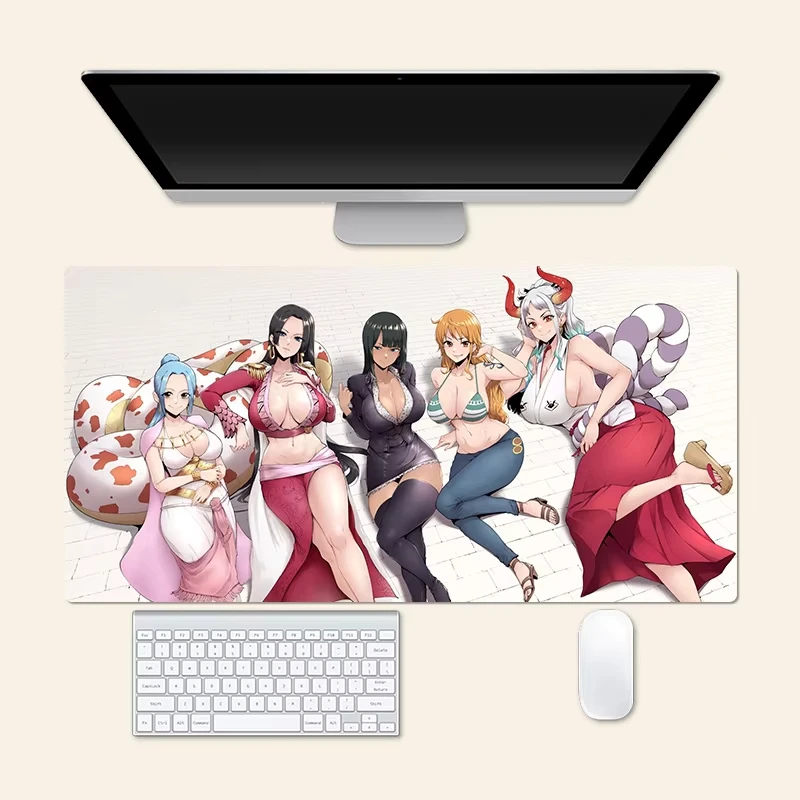 

Sexy Boa Hancock Anime Large Mouse Pad Office Mousepad Creative Game Desk Mat Gift