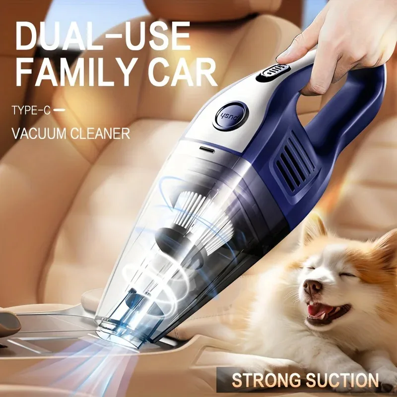 Convenient Vacuum Cleaner, Wireless Handheld Vacuum Cleaner For Household Car, Powerful Suction Usb Charging Mini Vacuum Cleaner