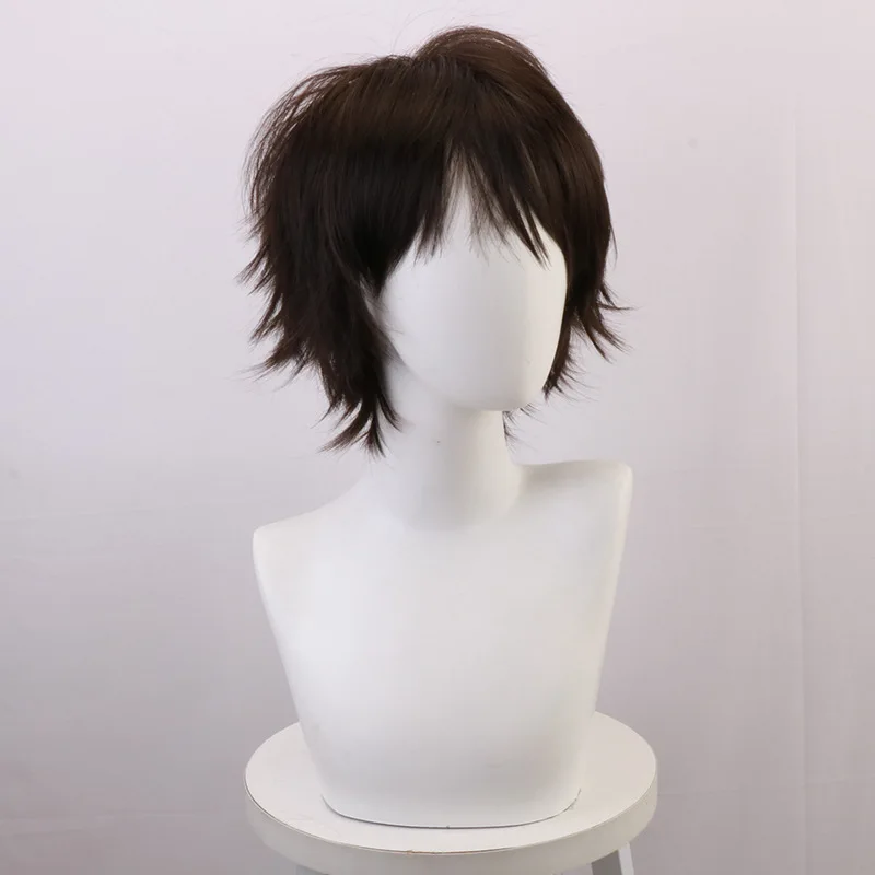 Japanese Anime "Haikyuu!!" And Iijima Tetsu's Anti-curl Li Xiaolang Brown Hair High-temperature Silk Rose Cosplay Wig