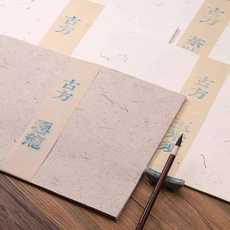 Classical Chinese Calligraphy & Letter Paper, Half-sized Xuan Paper, Traditionally Made Stationery Set for Brush Writing
