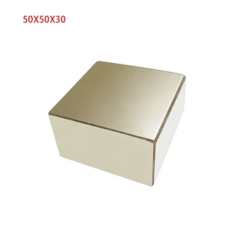 초강력 네오디뮴 자석, 스퀘어 블록 영구 희토류 자석, 가스 계량기, N52, 50x50x30mm, 40x40x20, 1 개