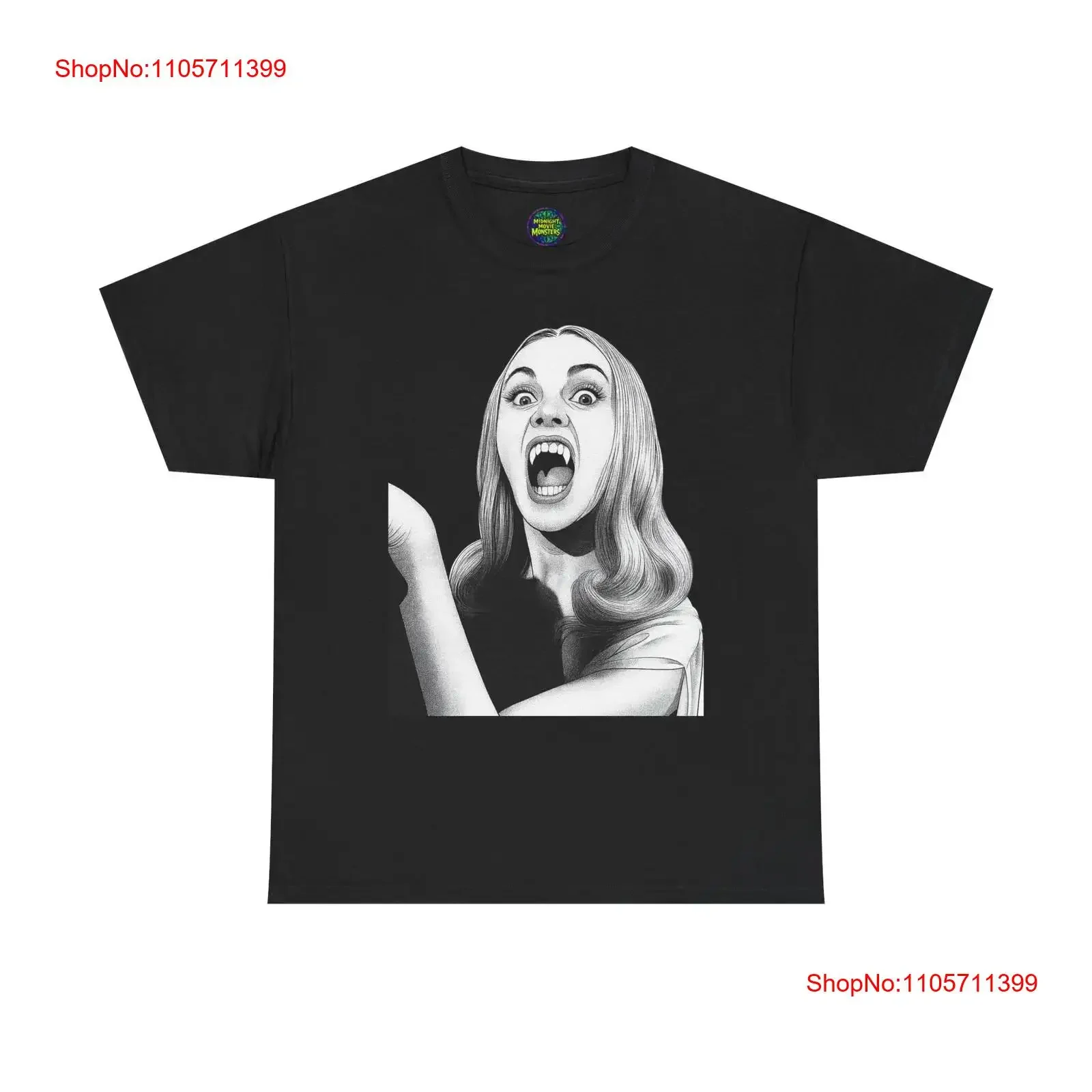 Lust For A Vampire T Shirt Horror Heavy Cotton Kirsten Lindholm long or short sleeves vintage Washed designer clothes Casual