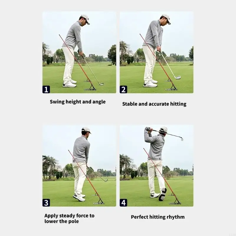  Beginner Golf Training Aids Office Golf Practice Tool Metal Golf Training Base