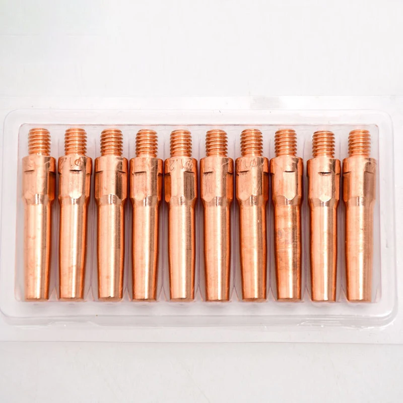 2/5/10 Tip Gas Nozzle 8.8*40/45mm Welding Torch Contact Tip Gas Nozzle 0.8/1.0/1.2/1.4/1.6mm