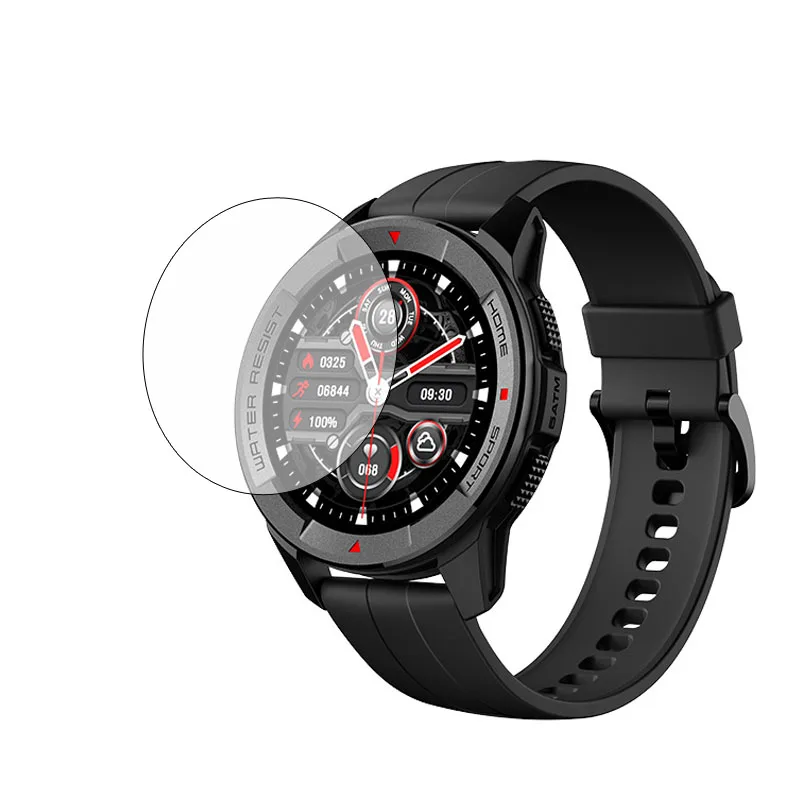 กระจกนิรภัย Smartwatch ป้องกันฟิล์มสำหรับ Mibro X1กีฬาสมาร์ทนาฬิกาหน้าจอ Protector ฝาครอบอุปกรณ์เสริม