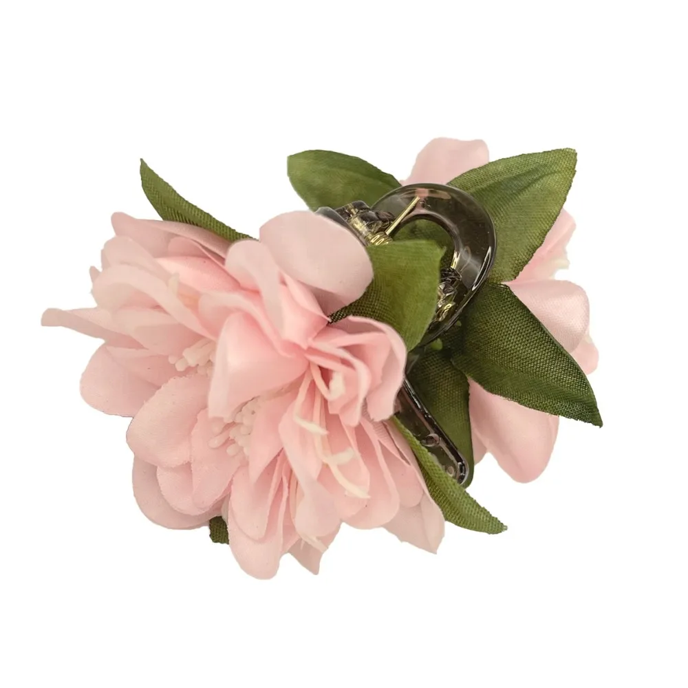 القماش زهرة مشبك شعر عطلة نمط شاطئ البحر زهرة اصطناعية دبوس الشعر منقار البط كليب غطاء الرأس البوهيمي نمط مشبك شعر الشاطئ