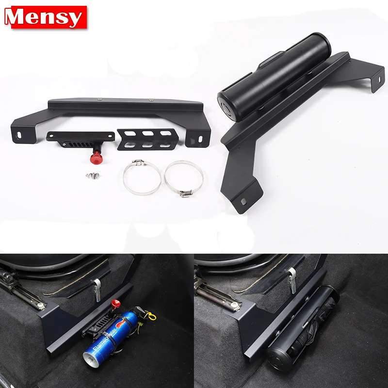 

For Land Rover Defender 90 110 130 2004-2019 Car Seat Umbrella Storage Tool Box Stowing Tidying Fire Extinguisher Bracket