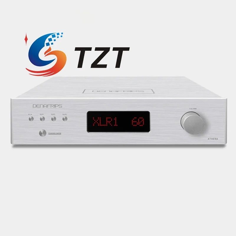 TZT Denafrips Silvery/Black ATHENA12th Full Balanced DAC HiFi Speaker Power Amplifier Audio Decoder Preamplifier