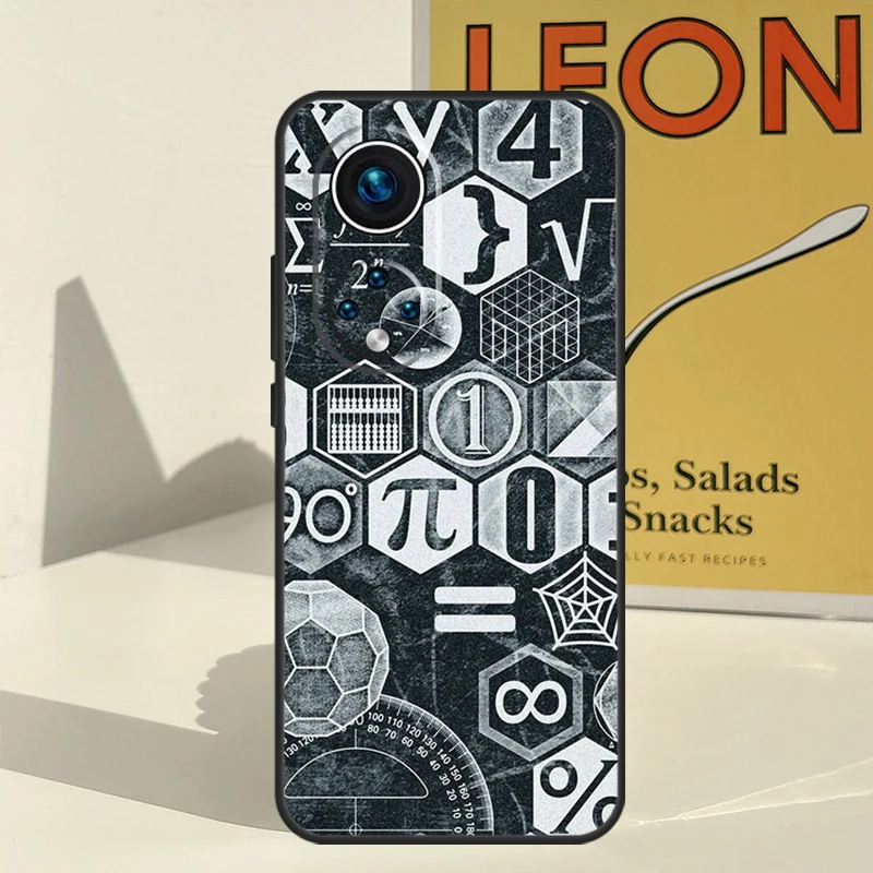 حافظة Math Formula Pi لهاتف Honor 200 Magic 7 5 6 Pro Honor X9c X9b X9a X8b X8a X8 50 70 90 Lite غطاء خلفي #6