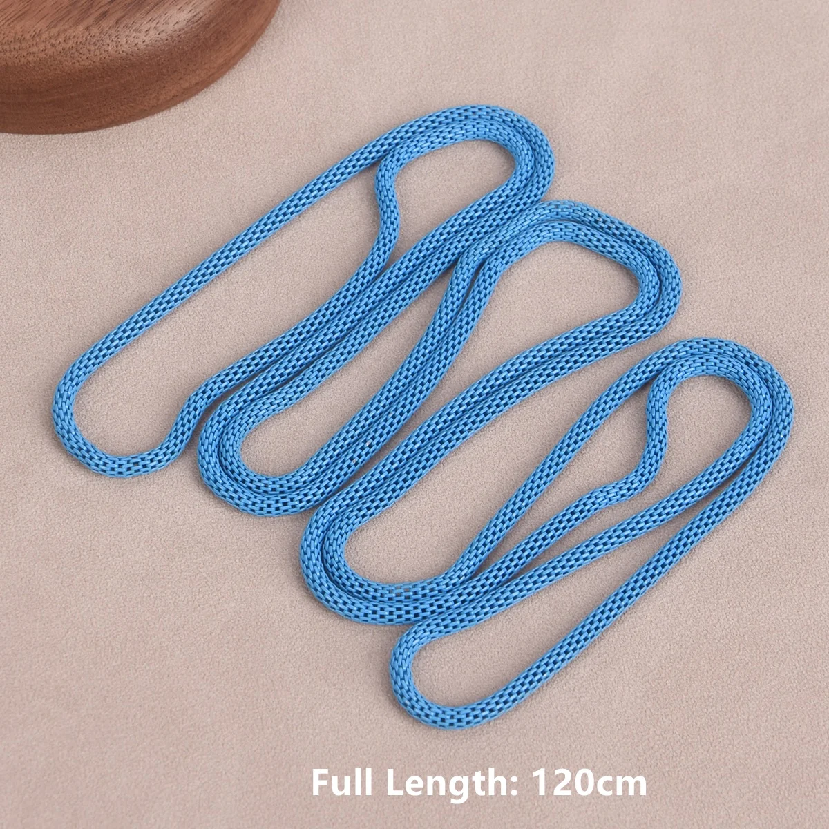 120CM Color Coated 3mm Hollow Iron Metal Closed Snake Chain Necklace For Jewelry Making DIY Crafts Findings