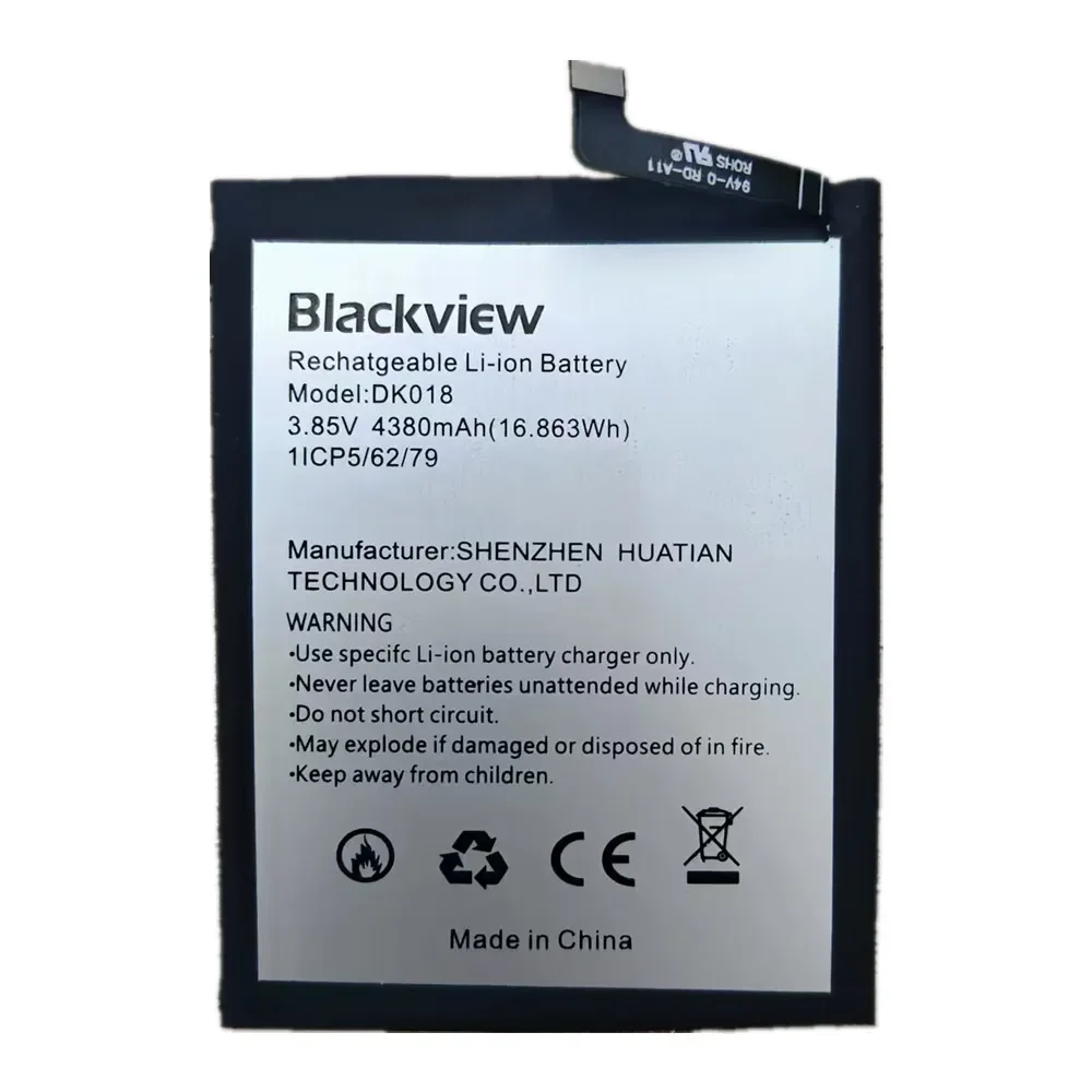 2024 Years Original Battery DK018 For Blackview BV6300 Pro BV6300Pro Phone Battery High Capacity 4380mAh Replacement Batteries