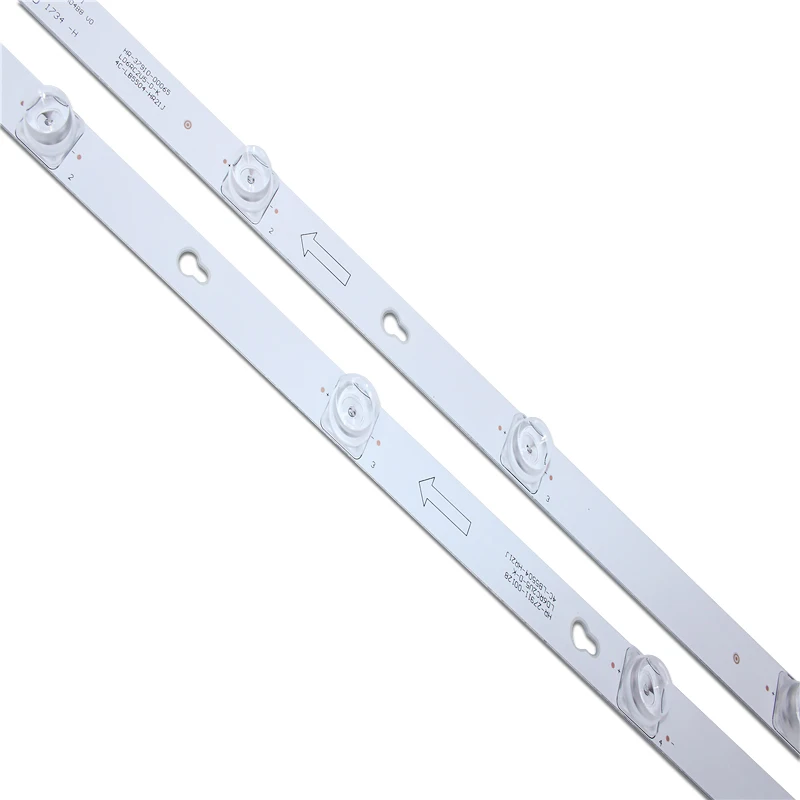 8 PCS LED Backlight Strips for 55'' TV L55P2-UDN TOT-55D2900 JL.D55051330-004ES-M JL.D55041330-004ES-M 55U6700C 55D2900