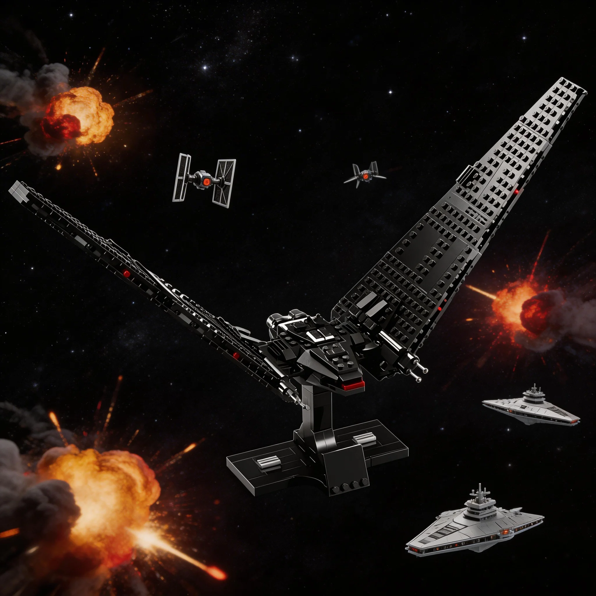 

Новая модель космического боевого корабля MOC: командный шаттл, конструктор для самостоятельной сборки, развивающая игрушка из строительных блоков, подарок на день рождения.