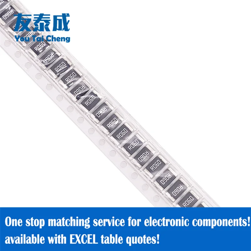 

20PCS Metal Alloy Low-Resistance Resistor/Splitting resistor 2512(1W,2W,3W) ±5% 0.06R(60mΩ) 0.062R(62mΩ) 0.068ohm(68mR)