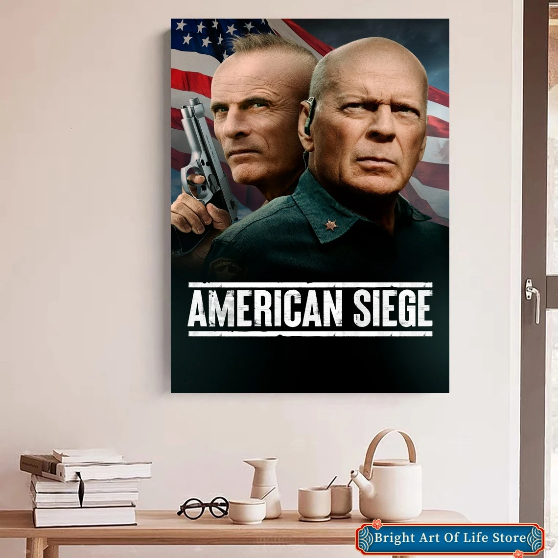 American Siege Movie Poster Home Decoration Wall Painting (No Frame)