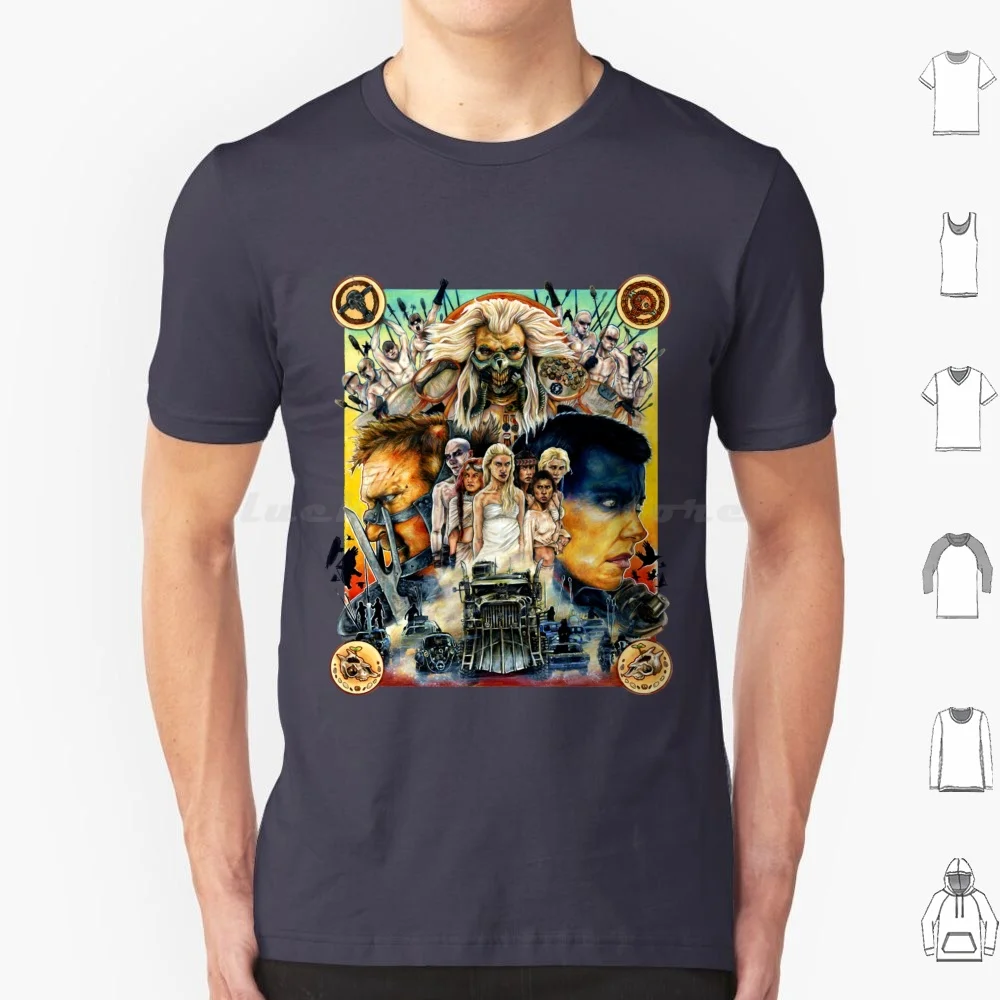 Gold Mad Max Fury Road Poster T Shirt Cotton Men Women DIY Print Gold Mad Max Fury Road Mad Max Mad Fury Road Movie Mad Max