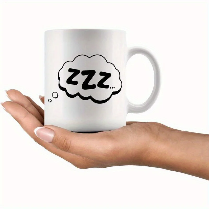 

ZZZ Sleepy Mug - Funny Nap-Themed Coffee Mug for Home, Office, Gift, Unique Collectors Edition & Relaxation Time