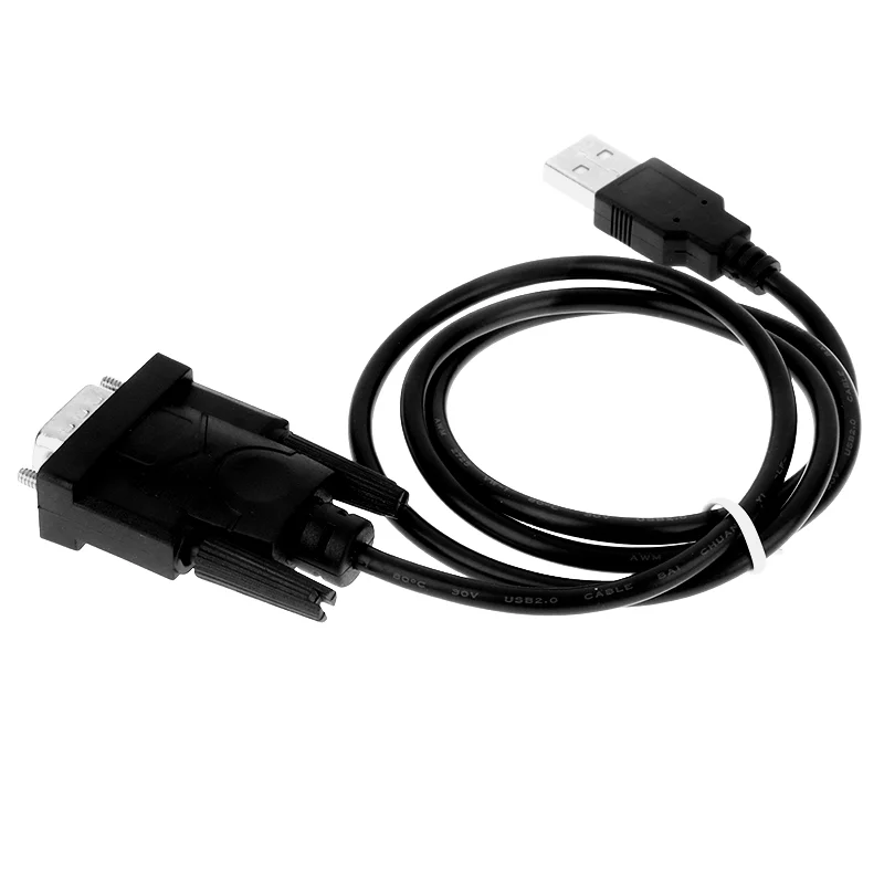 USB RS232 zu DB 9-poliger Stecker Adapter Konverter unterstützt Win 7 8 10 Pro System verschiedene PC-Anschlüsse serielle Geräte Kabel