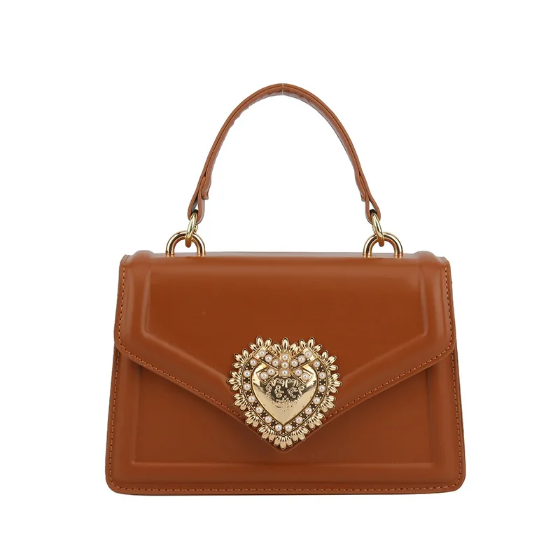 Fashion new women\'s bag clamshell handbag women crossbody bags Lady Tote design sense high quality light luxury small square bag