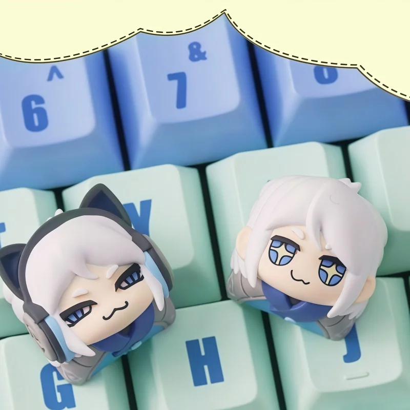 Jett Keycap Fearless Contract Creative Resin Material PBT Material Five Sided Heat Sublimation 139 Keys Single Keycap ESC Cherry