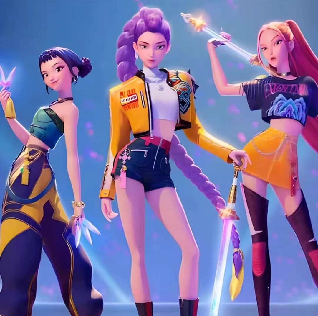 

Grab Yours! Girls K-POP Demon Hunters Mira Cosplay - 2025 New Style | Halloween/Stage/Cosplay Outfit for Kids